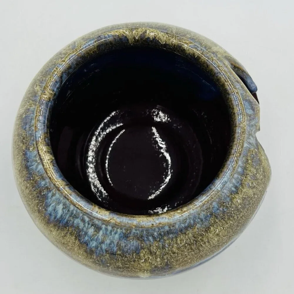 ROBERT ALEWINE Pottery Luminary Candle Holder 4.25